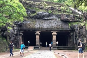 Elephanta Caves Island guidet tur med lokale med muligheder