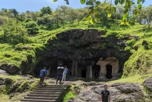 Elephanta Caves Island opastettu kiertoajelu paikallisten kanssa vaihtoehtoja