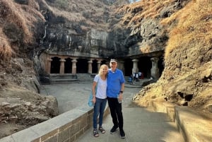 Excursão particular guiada às cavernas e à ilha de Elephanta