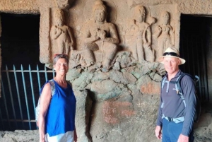Elephanta-grottorna och ön Guidad privat tur