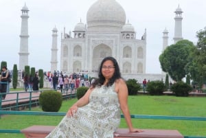 Depuis Delhi : visite du Taj Mahal et de la ville d'Agra avec Fatehpur Sikri