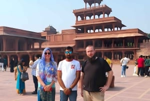 Depuis Delhi : visite du Taj Mahal et de la ville d'Agra avec Fatehpur Sikri