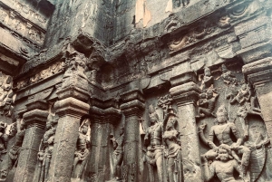 De Mumbai: 3 em 1 Ajanta-Ellora-MiniTajMahal com voos