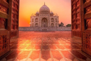 Desde Bombay: Excursión privada de un día al Taj Mahal