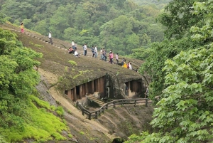 Mumbai: Buddhist Kanheri Caves & optional Pagoda Temple trip