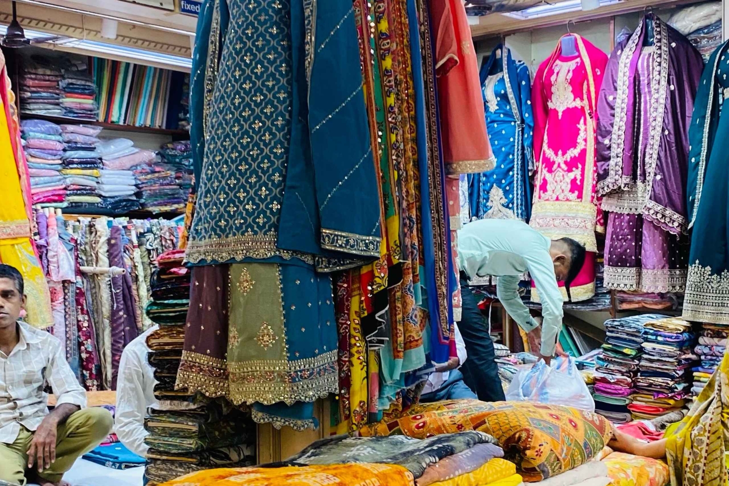 Visite à pied des marchés de Mumbai