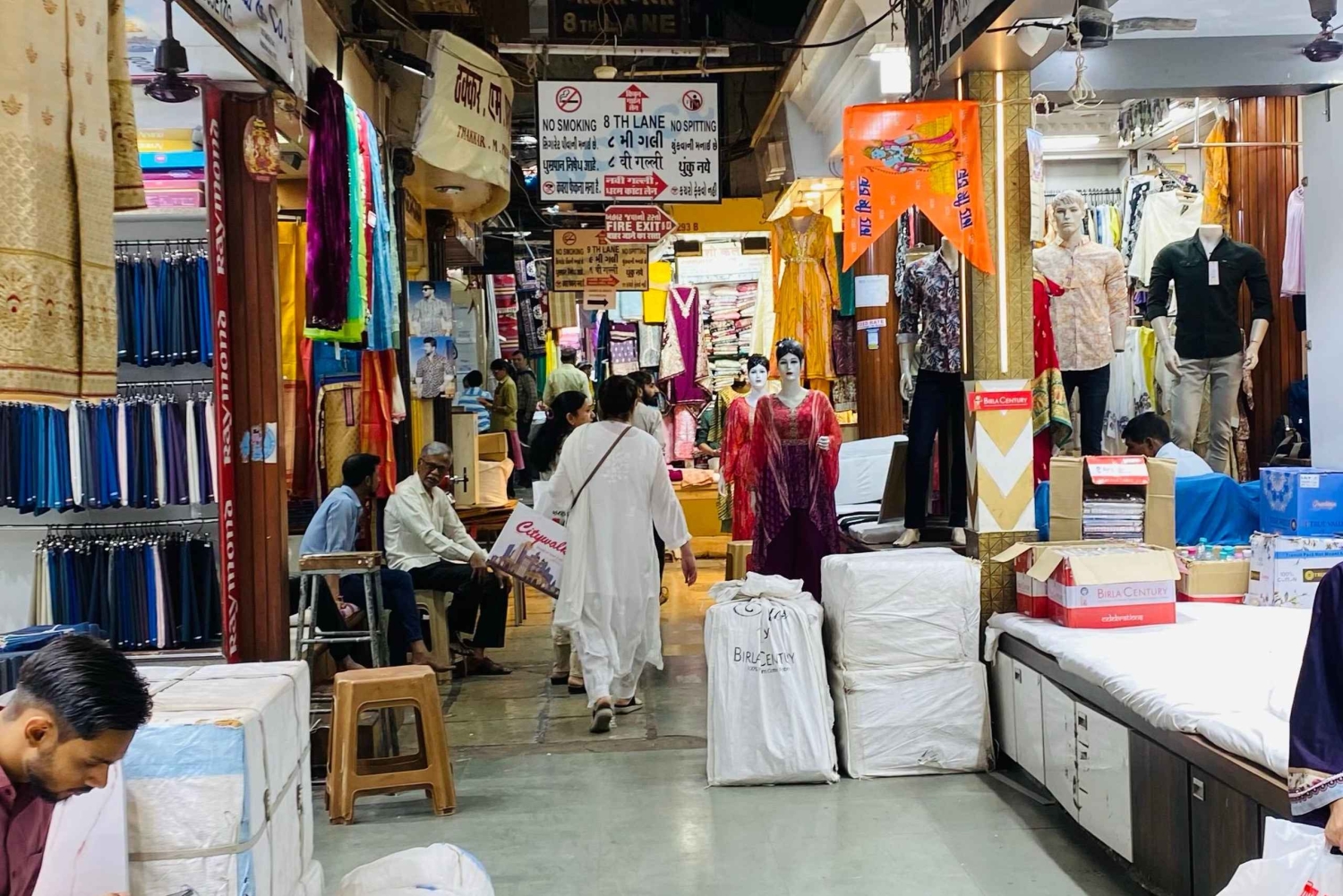 Visite à pied des marchés de Mumbai