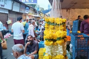 Mumbai : Visite du marché le matin.