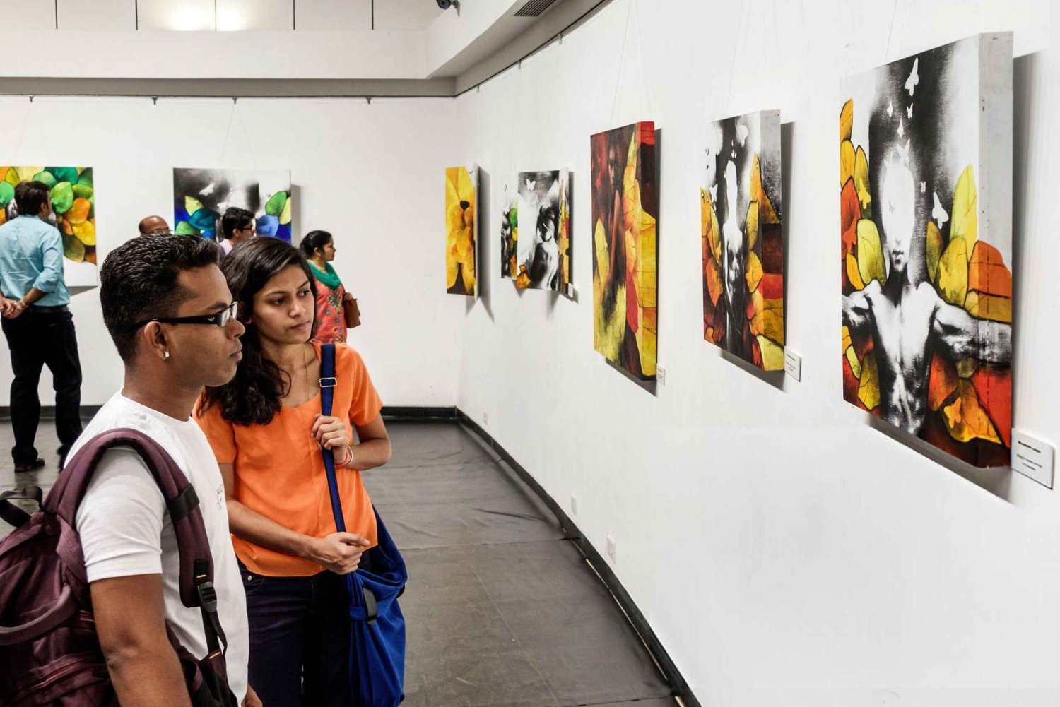 Mumbai: tour guidato a piedi delle gallerie d'arte di Colaba
