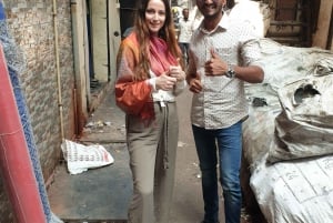 Mumbai + Dabbawalla + Slum + och Dhobighat-tur med upphämtning