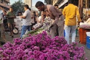 Mumbai: favela de Dharavi, Dhobi Ghat e mercado de flores.