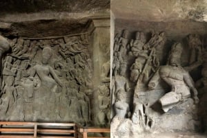 Mumbai : visite guidée des grottes d'Elephanta avec tour en bateau