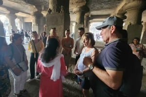 Mumbaj: Wycieczka do jaskiń Elephanta i rejs łodzią motorową po wyspie
