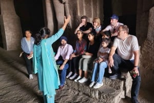 Mumbaj: Wycieczka do jaskiń Elephanta i rejs łodzią motorową po wyspie