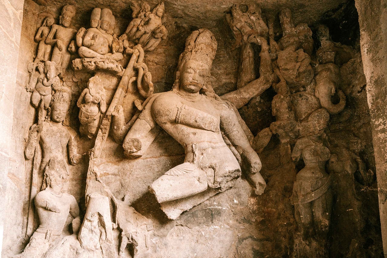 Mumbai: Elephanta-ön och Elephanta-grottorna guidad tur
