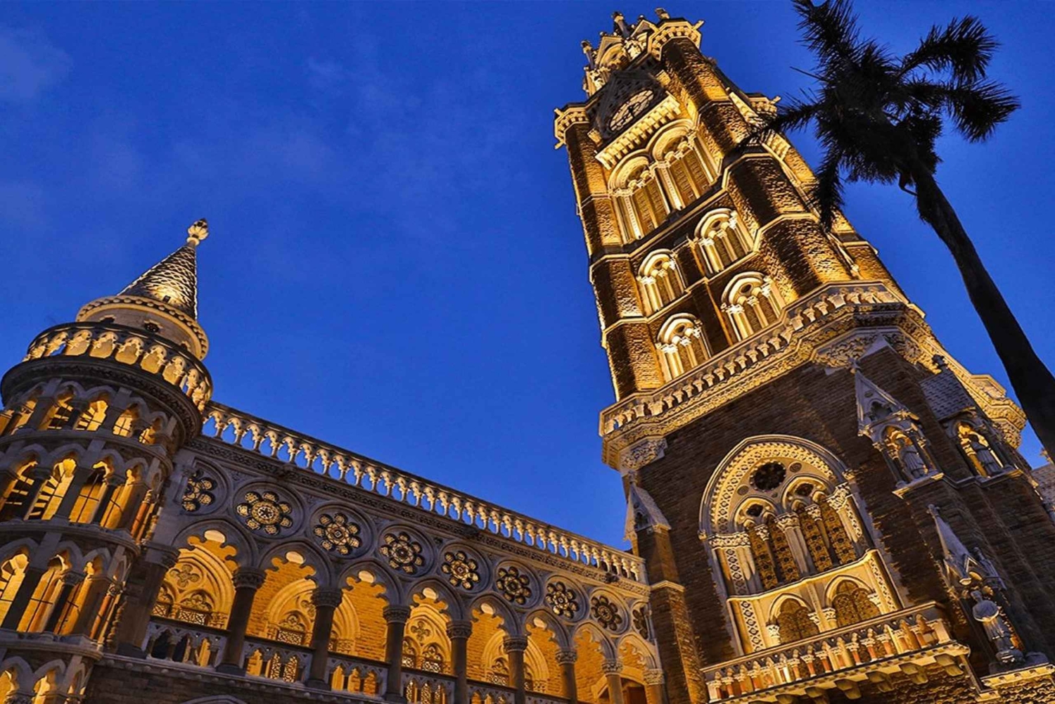 Mumbain iltainen kaupunkikierros ja illallisristeilyretki