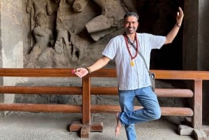 Całodniowa wycieczka po Bombaju z jaskiniami na wyspie Elephanta