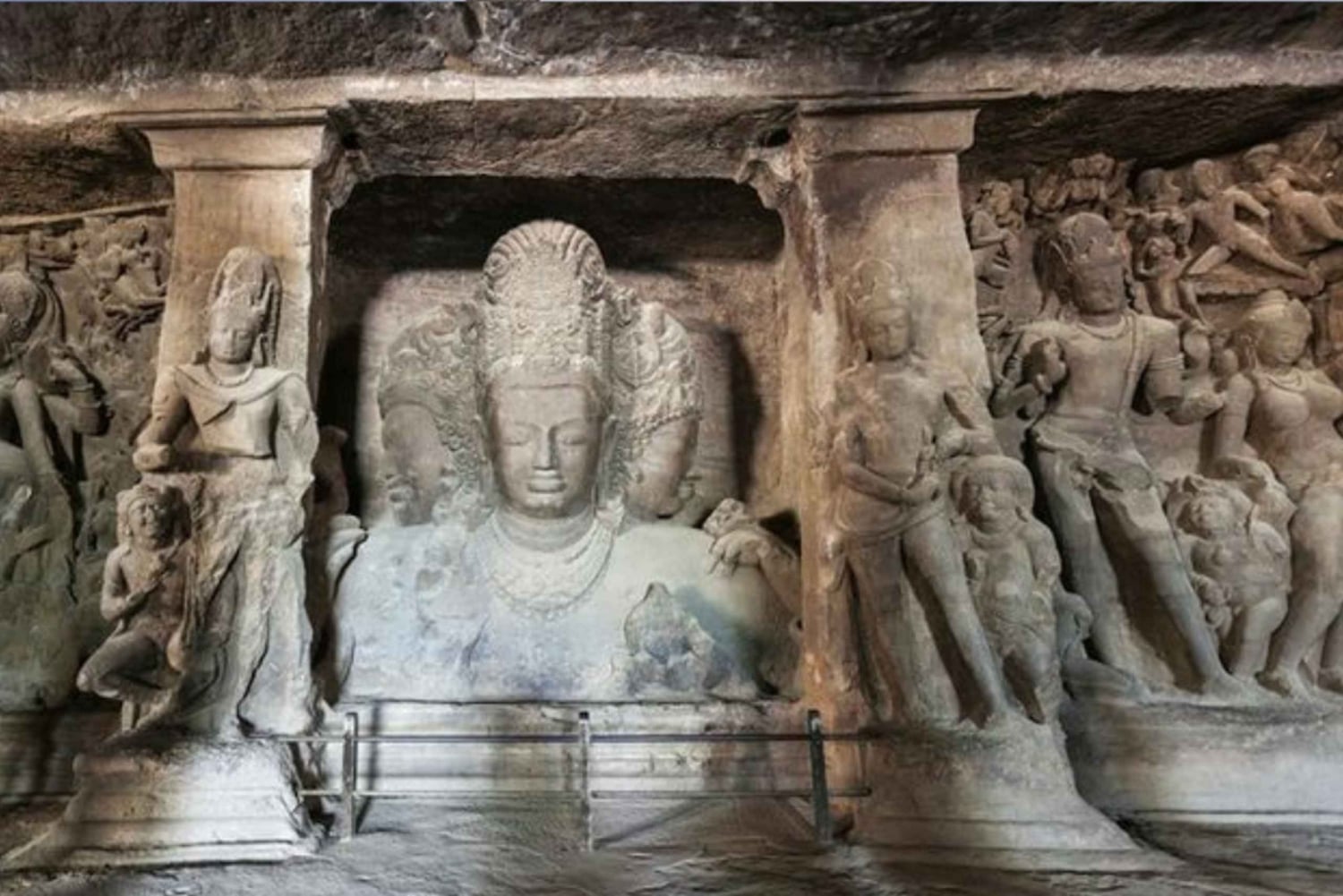 Mumbai: Halbtägige Sightseeing-Tour mit Elephanta-Höhlen