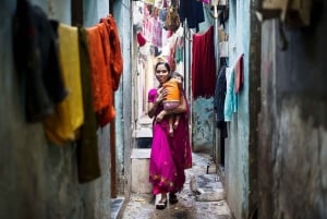 Mumbais ikoniska slumområde Dharavi stadsvandring