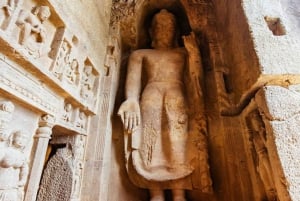 Mumbai: Buddhist Kanheri Caves w/ Gold Temple & Tiger Safari