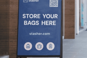 ムンバイ：アンデリ駅の荷物預かり所