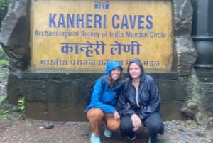 Mumbai: Privat guidad rundtur i Kanheris grottor och Bollywood.