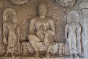 Mumbai: Privat tur till Kanheri-grottorna och Gyllene pagoden