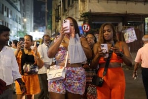 Gatemat i Mumbai og kveldspasertur i basaren