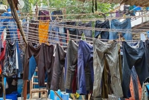 Mumbai: Tour particular de Dhobi Ghat, lavandaria e favelas com serviço de busca