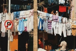 Mumbai: Tour particular de Dhobi Ghat, lavandaria e favelas com serviço de busca