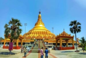 Privat global pagodresa med Kanheris buddhistiska grottor