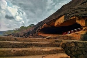 Prywatna wycieczka po globalnej pagodzie z wycieczką do jaskiń buddyjskich Kanheri