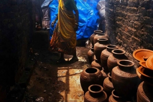 Tour privato a piedi del patrimonio culturale con tour dello slum di Dharavi