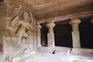 Visita turística de Bombay de día completo con las cuevas de Elefanta en un día