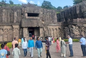 Aurangabad: Ajanta & Ellora Caves Day Tour (No Guide)