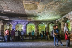 Aurangabad: Ajanta & Ellora Caves Day Tour (No Guide)