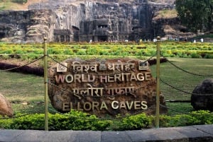 Aurangabad: Ajanta & Ellora Caves Day Tour (No Guide)