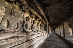 Aurangabad: Ajanta & Ellora Caves Day Tour (No Guide)