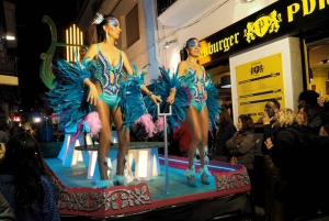 Barcelona: autocarro de festa VIP do Carnaval de Sitges