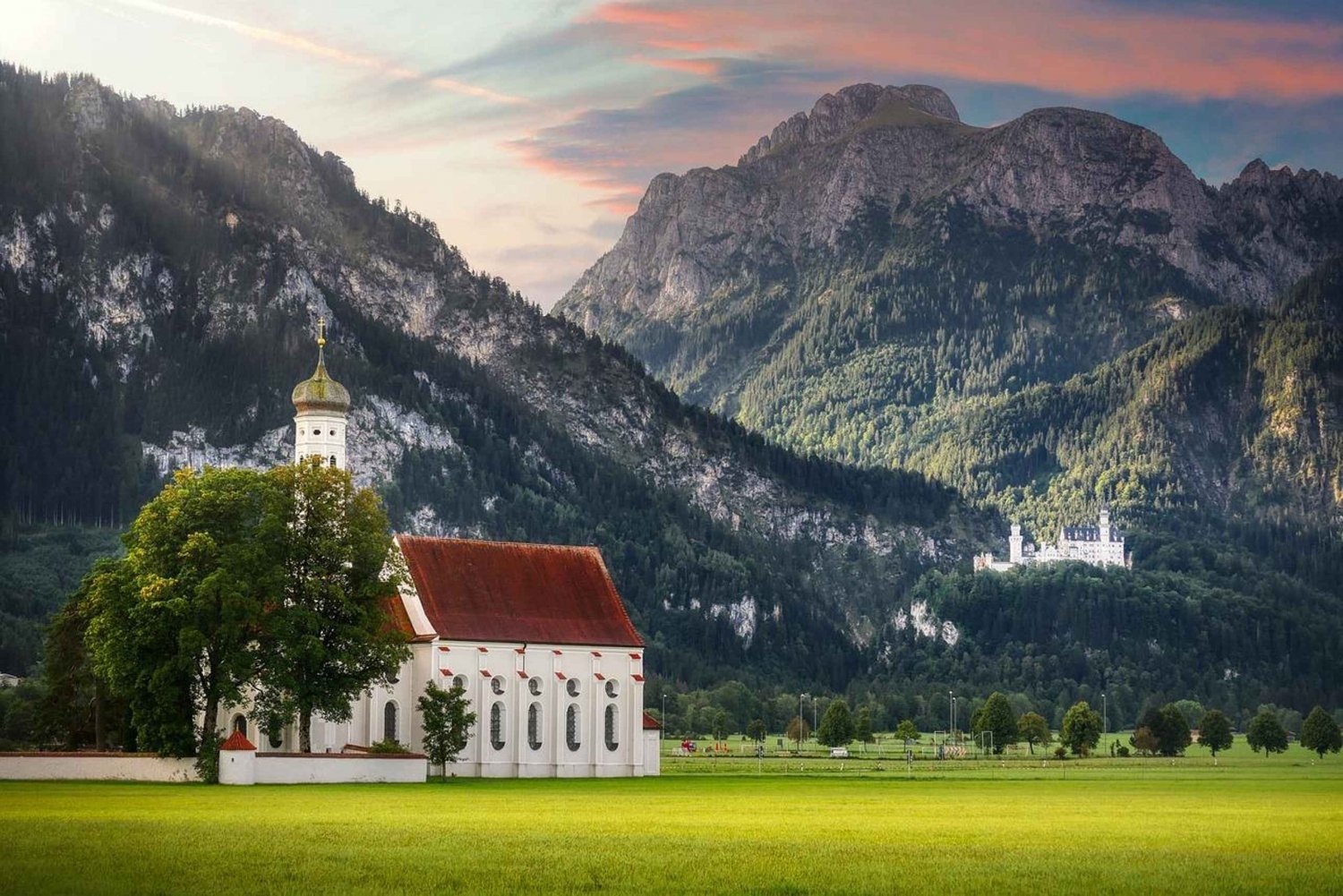 Day trip: Munich>Neuschwanstein>Linderhof>Ettal>Oberammergau