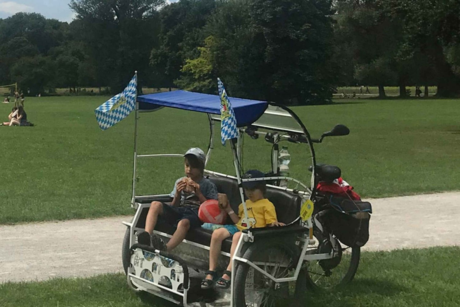 Exploring Munich in a Rikscha