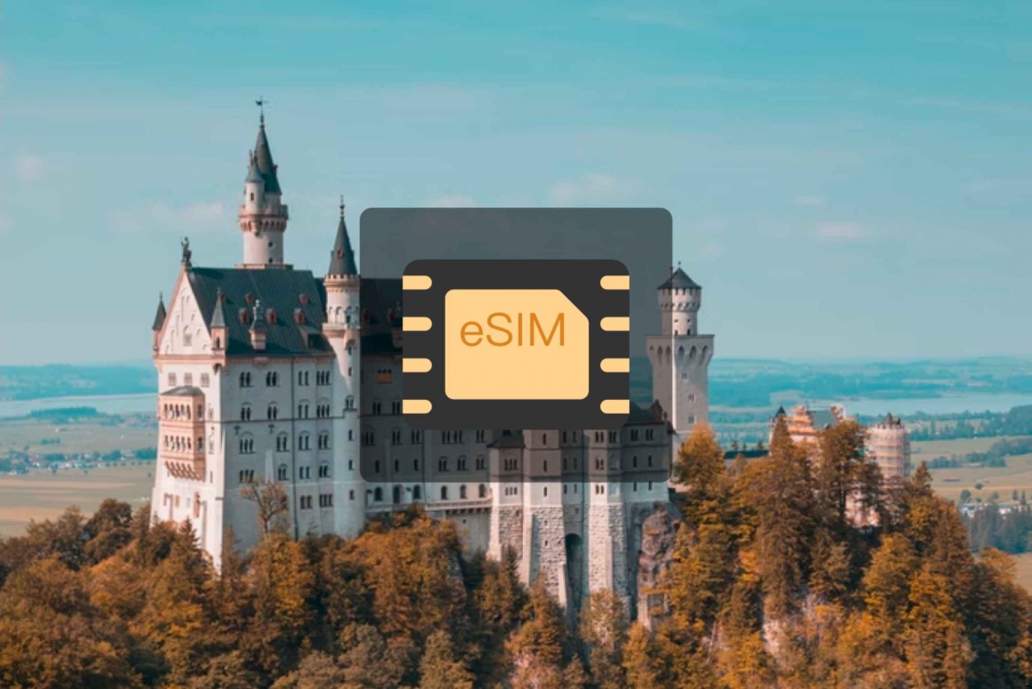 Tyskland: Europa eSim mobildataabonnement