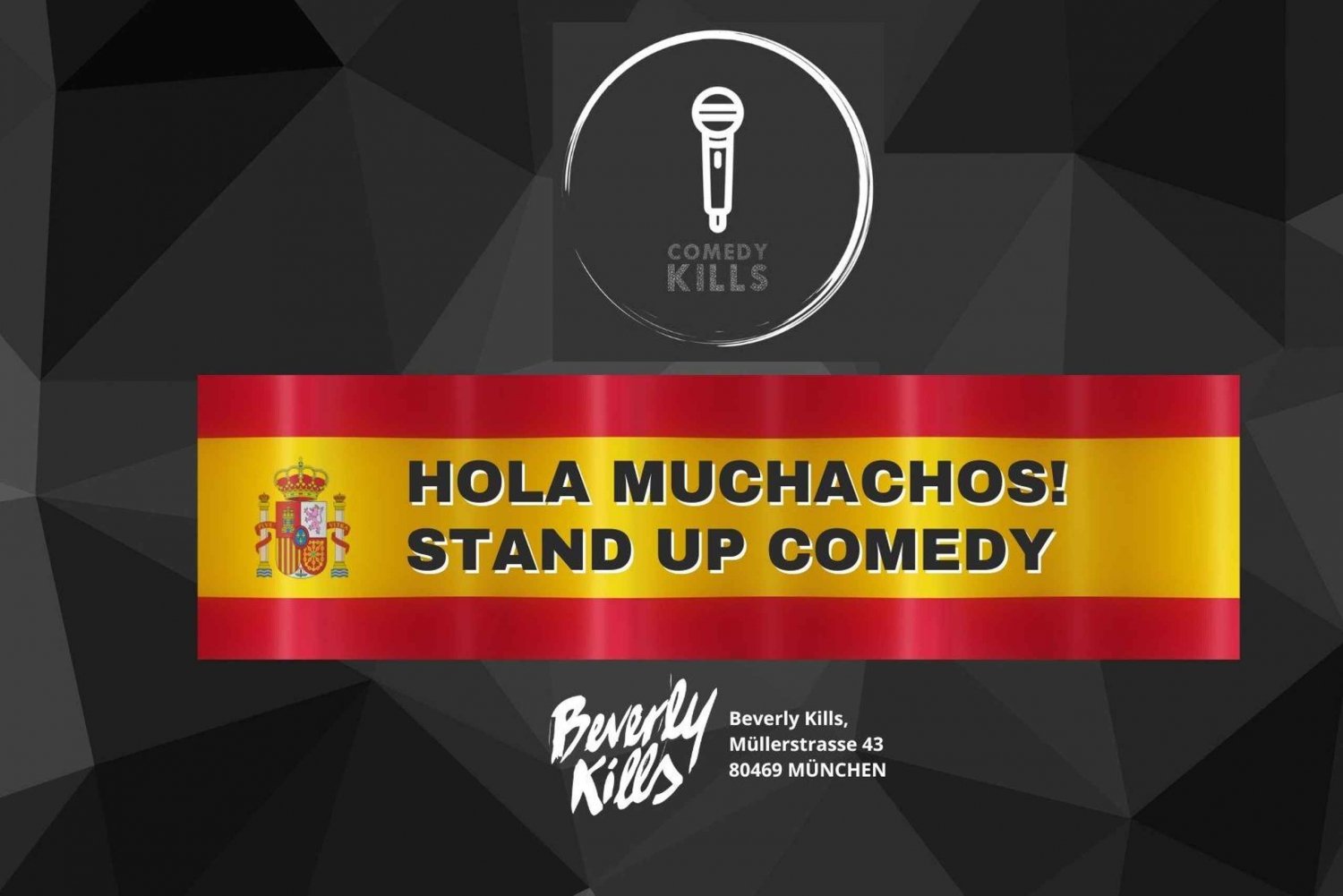 'Hola muchachos!' - Hiszpański open-mic stand-up comedy