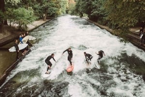 München: 3 timmars fantastisk flodsurfing - Eisbach i München 2024