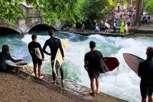 München: 3 timmars fantastisk flodsurfing - Eisbach i München 2024