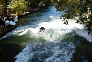 München: 3 timmars fantastisk flodsurfing - Eisbach i München 2024