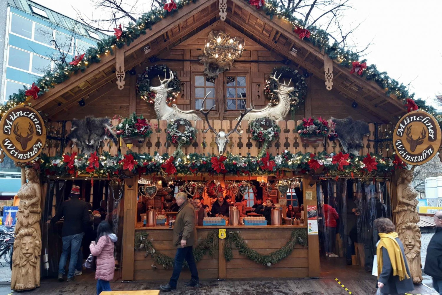 München: kerstmarkttour met glühwein