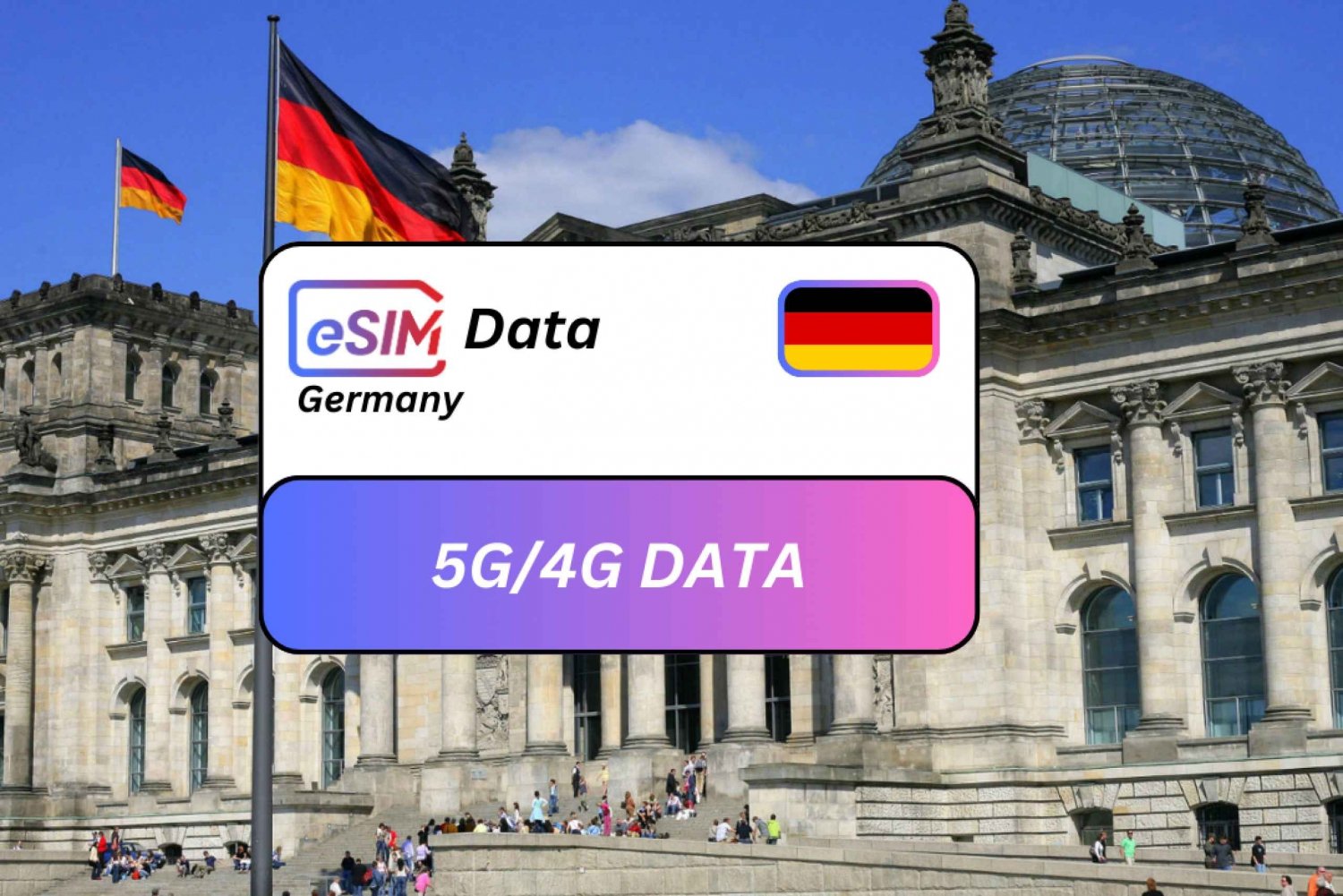 München: Tyskland eSIM turist roaming dataplan