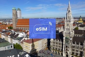 Munich: Germany/ Europe eSIM Roaming Mobile Data Plan