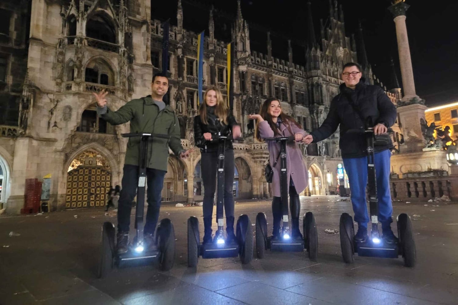 Munich: Guided City Highlights Night Tour by Segway